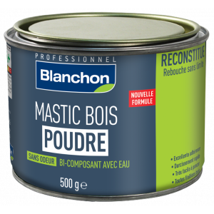 Mastic Bois Poudre 500g Blanchon